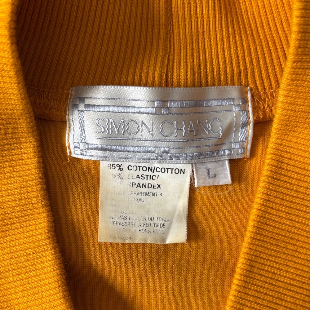 Vibrant Yellow Long Sleeve Top
